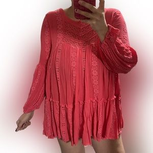Free People pink tunic/dress!